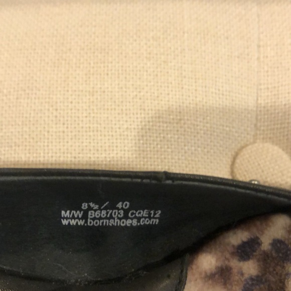 Born Black Studded Women's Flats - Picture 4 of 7